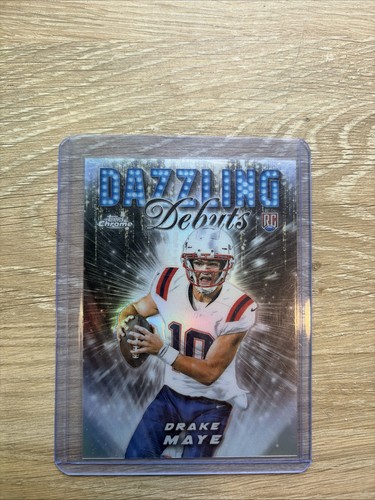 Drake Maye #DD-3 — 2024 Topps Chrome Dazzling Debut football card