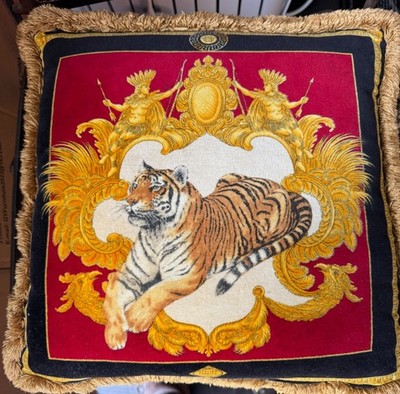 Seltenes Atelier Versace Kissen mit Tiger Design