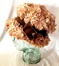 VTG Pink Faux Flower Easter Cloche Bucket Hat Ribbon Bow Easter or Costume