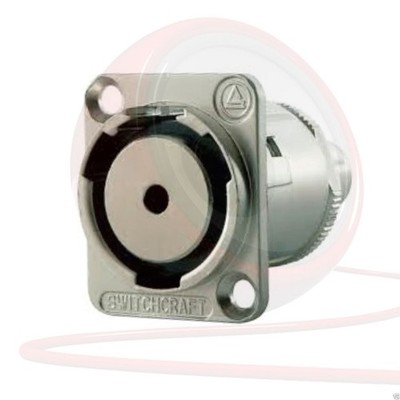 Switchcraft EH35MMSSC 3.5mm 3 Pole Stereo Mini Jack Chassis Panel Socket