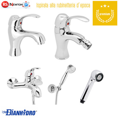 Armatur Bad Waschtisch Bidet Badewanne Messing Chrom CLASS Elegant D.X