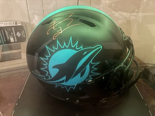 Tua Tagovailoa Autographed Dolphins Eclipse Authentic Full-Size Helmet Fanatics