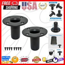 Speaker Stand Top Hat, 4.13"x3.29", All Metal, 2 Packs  One-piece constructi...