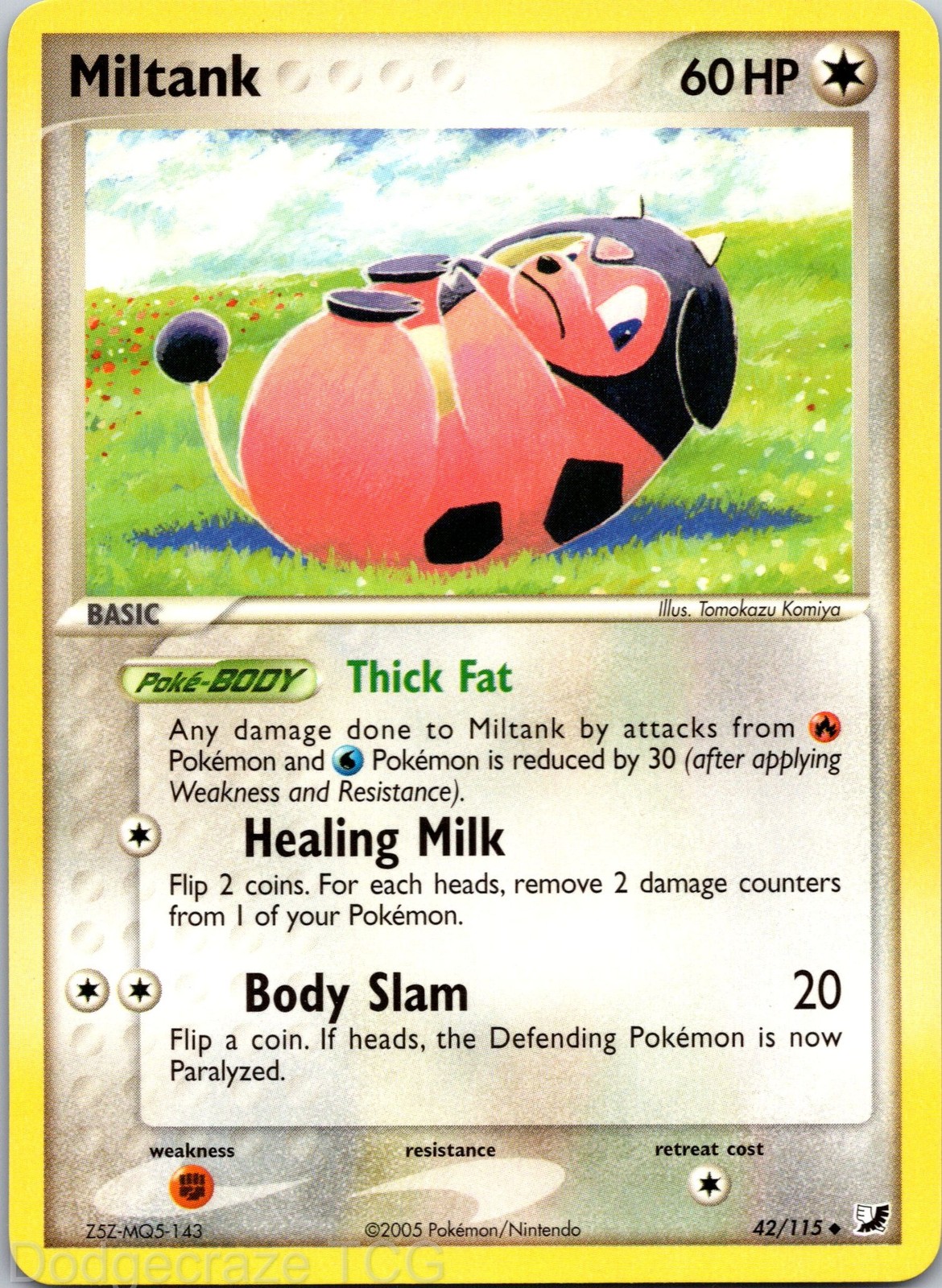 Miltank 42/115 Uncommon Unseen Forces Pokemon NM