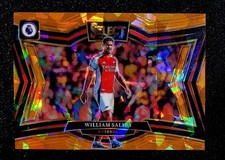 2024-25 Panini Select EPL William Saliba #204 Orange Cracked Ice /155