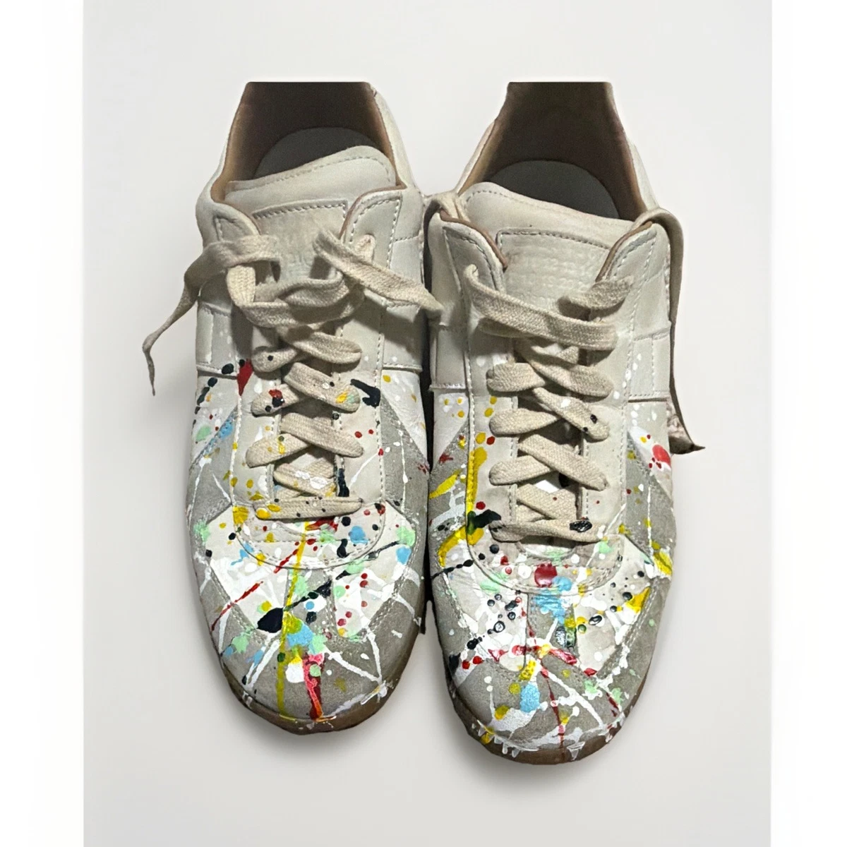 Maison Margiela Replica Paint Splatter - White for sale | eBay