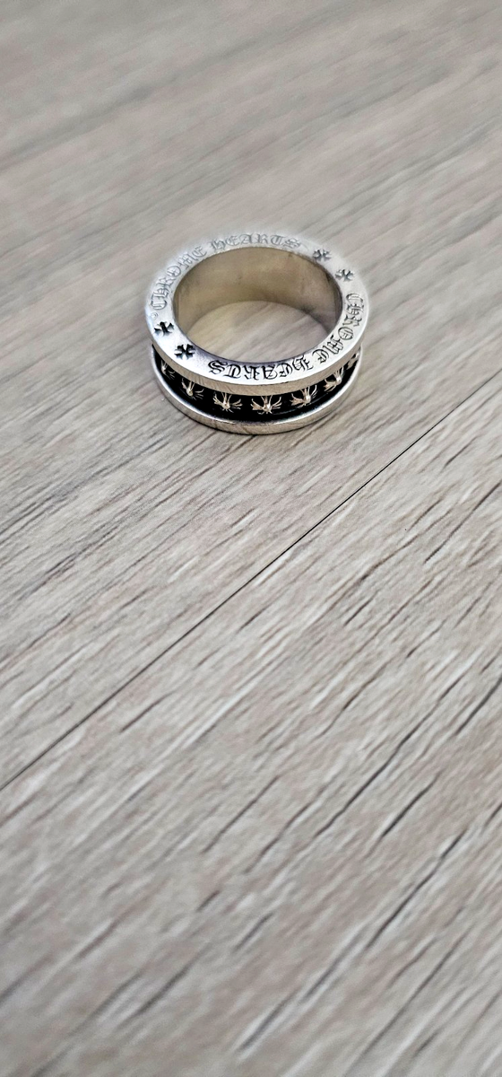Chrome Hearts size 6.5 Tiny CH Plus Ring AUTHENTIC | eBay