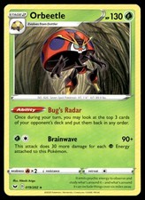 Orbeetle 019/202 Rare Sword & Shield Pokemon Moderately Played