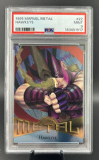 1995 Marvel Metal 22 HAWKEYE PSA 9 MINT