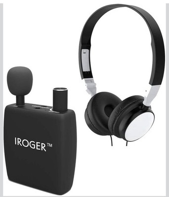 Iroger Hearing Sound Amplifier Rechargeable Hearing Aid Devic-Standard Headphone