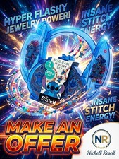 Disney Stitch Bead Case Jewelry Set 800 Beads 2 Charms New Craft Kit 8 