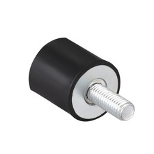 2pcs 25mm x 25mm M8 Male Female Rubber Mounts Vibration Isolators