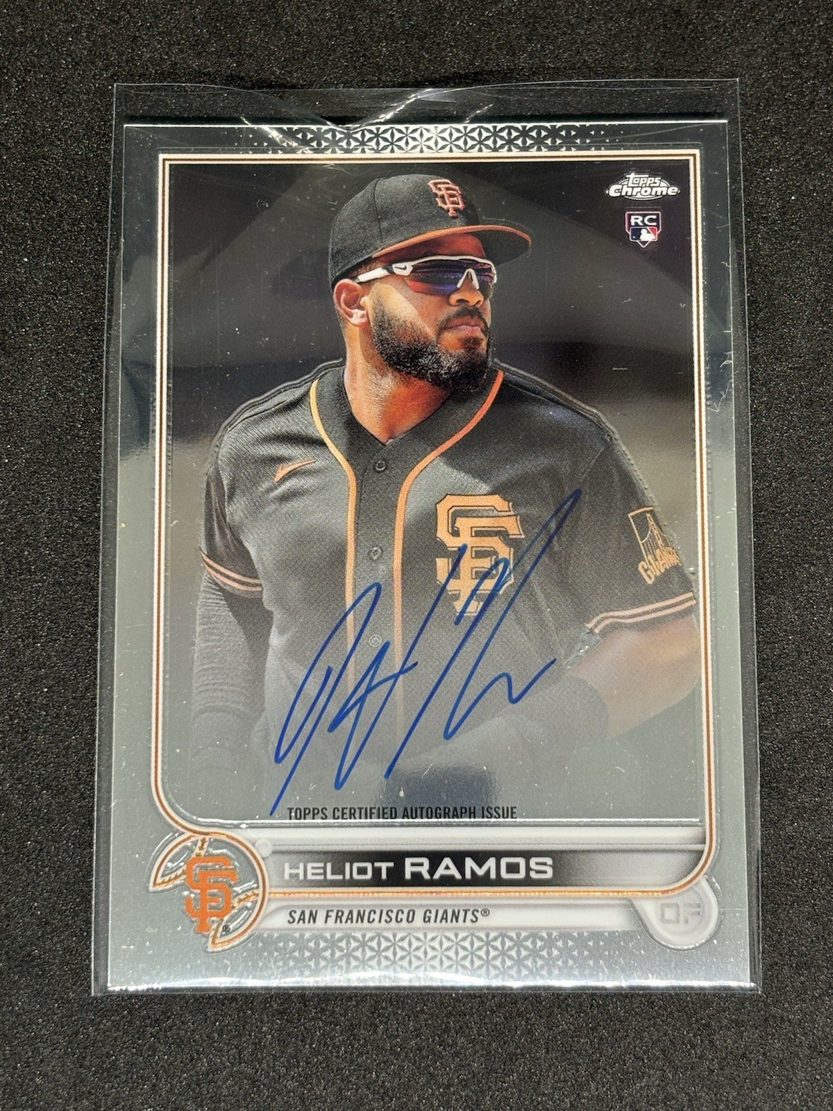 2022 Topps Chrome Heliot Ramos #RA-HR Auto