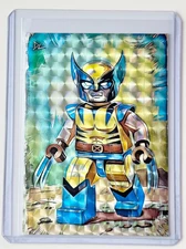 Wolverine Limited Edition Artist Signed "The Minifigure" Refractor Card 1/1