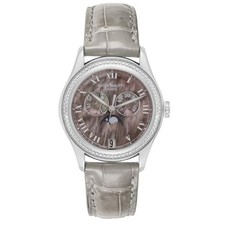 Patek Philippe Annual Calendar White Gold MOP Diamond Mens Watch 4936 2