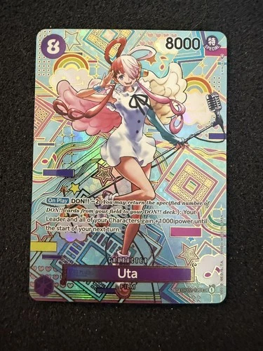 One Piece Uta SP Alternative Art Parallel OP02-120 English Edition - NM
