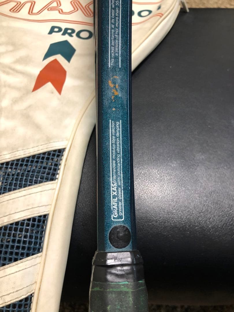 DUNLOP MAX 400i PRO Tennis Racket with Case Hard Court Used | eBay