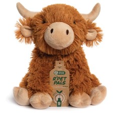 Highland Cow Kids Teddy Plush Cuddly Animal Soft Toy - Recycled Plastic Bottles