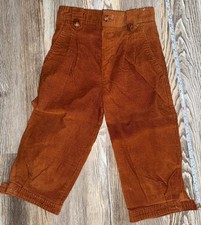 Vtg 80s Luv It kids pedal pushers rust corduroy slim 14 Read