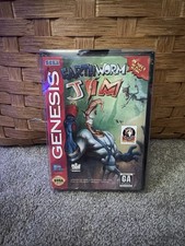 Earthworm Jim (Sega Genesis, 1994) - CIB - No Poster