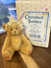    Enesco Cherished Teddies Sara 1991 Love Ya Sister Bear