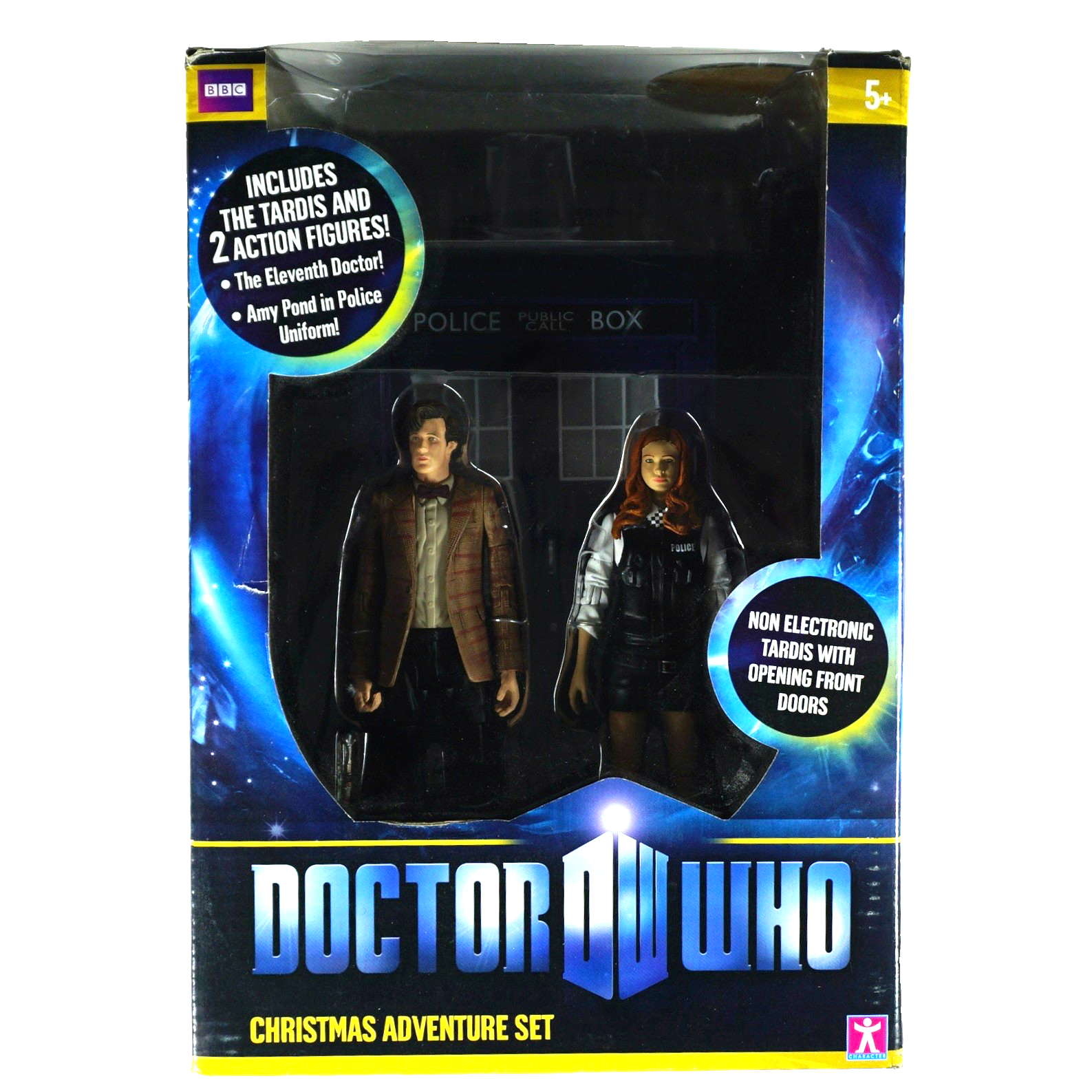 Doctor Who - Christmas Adventure Set - Tardis 11th Doctor & Amy Pond Figures
