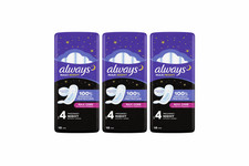 Image of Always Maxi Profresh Night Sanitary Towels, 30 Towels (10 x 3 Packs)