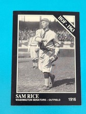 1991 Conlon Collection TSN HOF #54 Sam Rice Washington Senators BASEBALL Card H