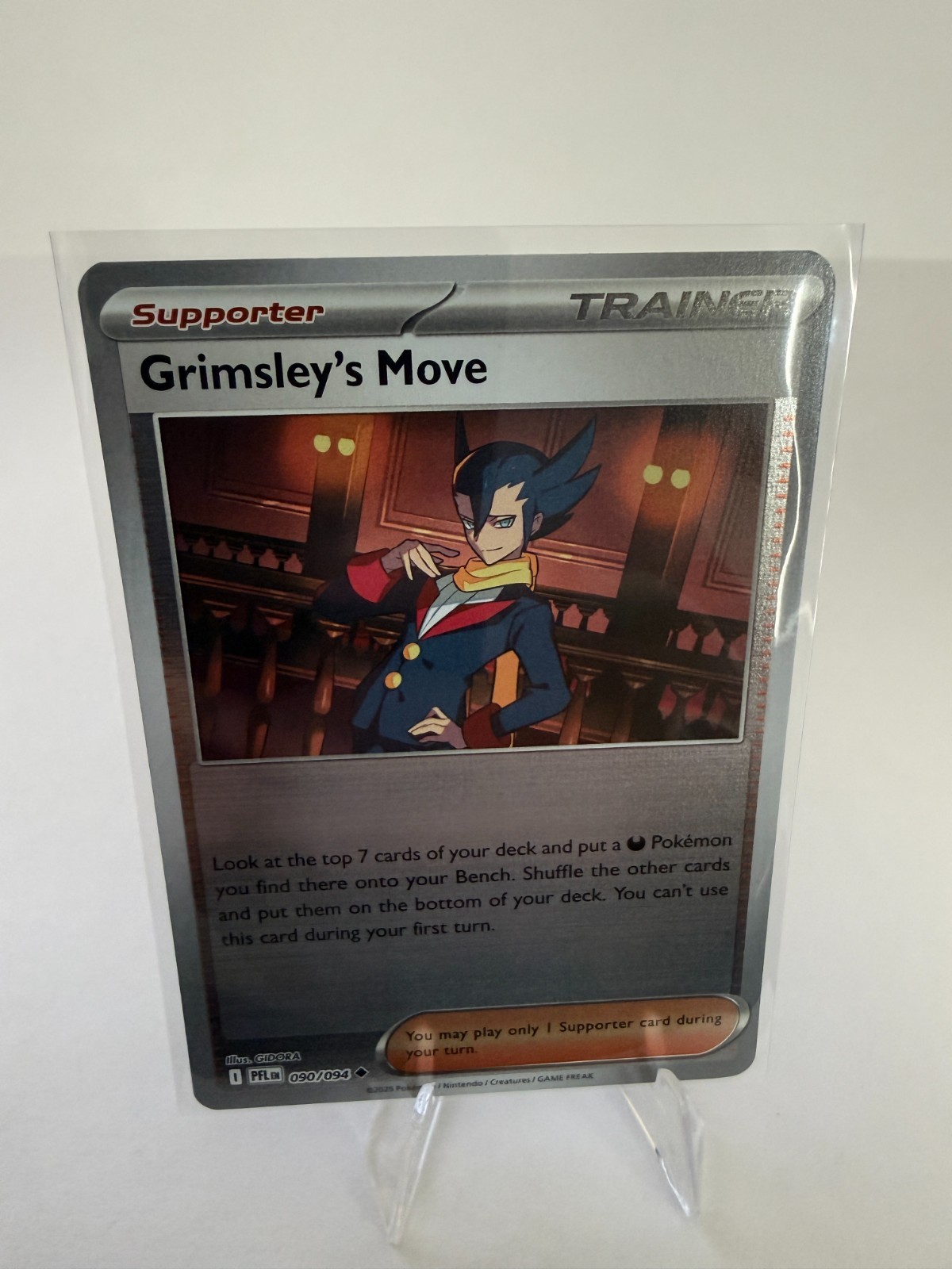 Grimsleys Move 090/094 Reverse Holo Pokémon Phantasmal Flames NM