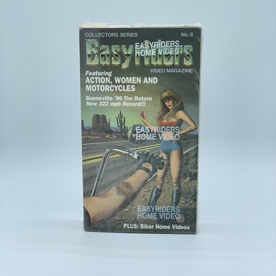 Vintage Easy Riders VHS Video Magazine No 6 Movie Tape Run Time 55 Minutes Seal