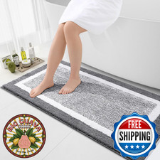 OLANLY Bathroom Rugs 44x24, Extra Soft and Absorbent Microfiber Bath Mat, Non-Sl
