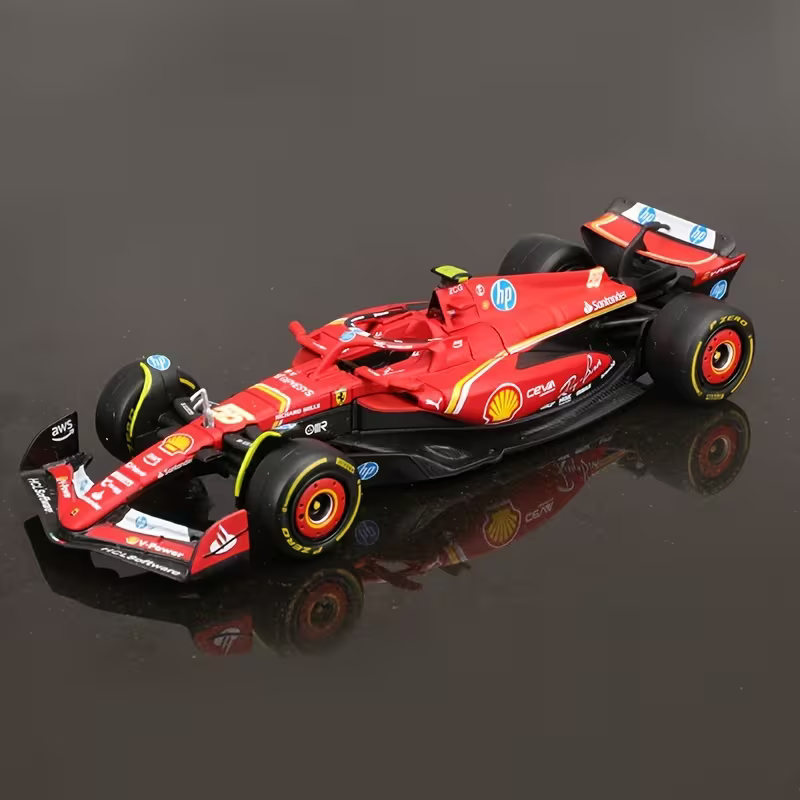 Burago 1:43 F1 SF24 Ferrari #16 Charles Leclerc Grand Prix Racing Car Model