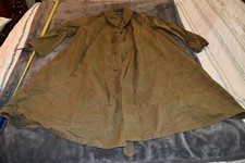 WWII French Military Motorcycle Canvas Coat Jacket M35 Overcoat Paulhan & Fils