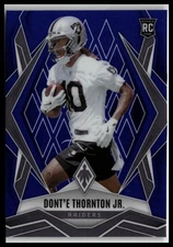 2025 Panini Phoenix #204 Dont'e Thornton Jr. Blue Prizm #/50