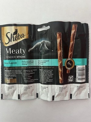 Sheba Meaty Tender Stick Tuna Flavor  10 pack, 5 stick total 50.