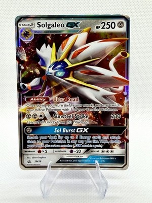 Pokémon - Solgaleo GX SM Black Star Promos SM16 DMG Holofoil
