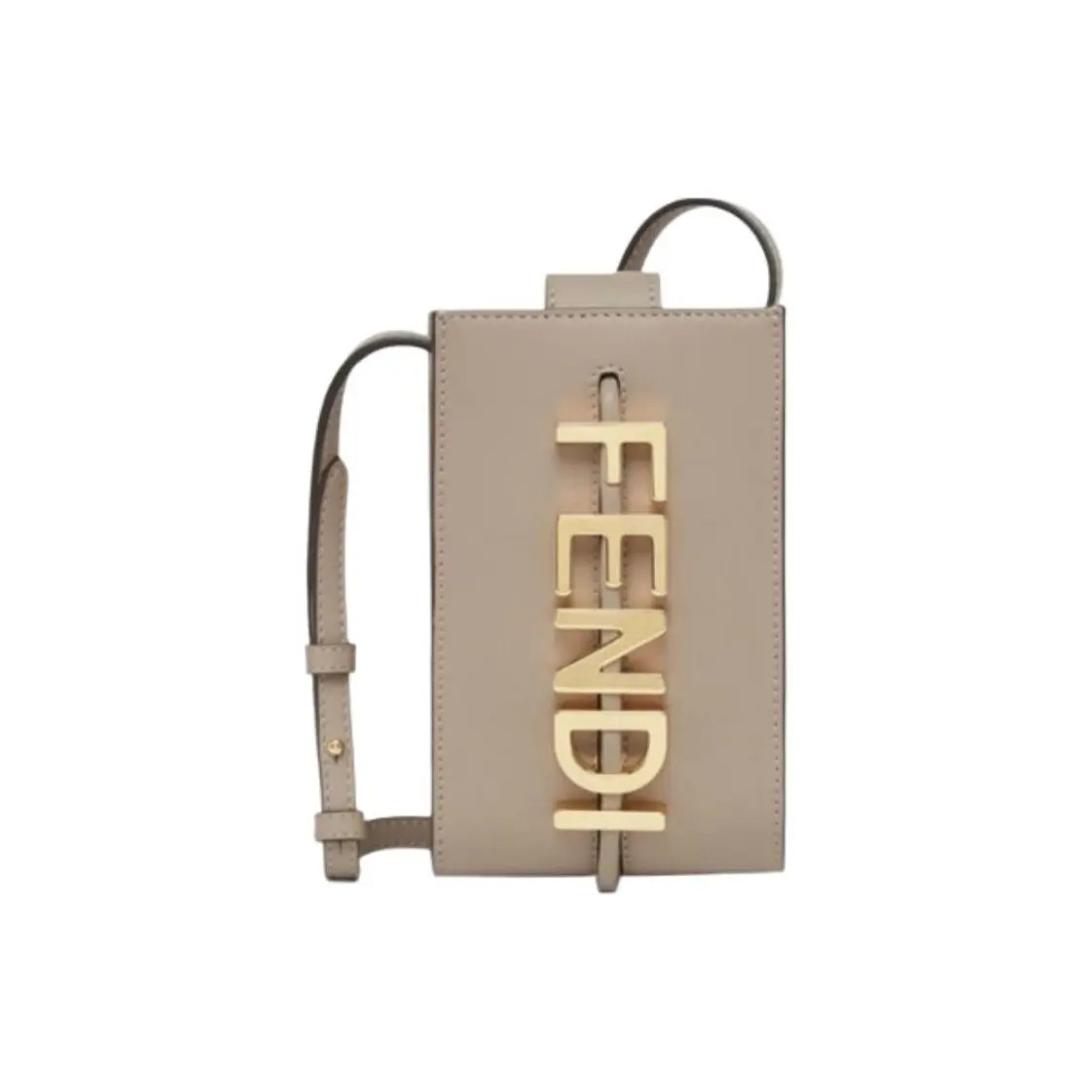 FENDI Fendigraphy Adjustable Shoulder Strap Phone Bag Men's 3.9x1.8x6.5 in