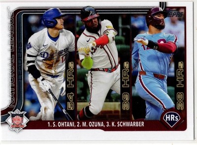 2025 Topps Series One Baseball Home Runs Leaders No. 144