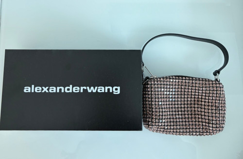 Alexander Wang Heiress Pink Crystal Bag Small