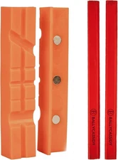 Ballycassidy 6" Bench Vise Jaw Pads Soft Magnetic Protective Covers + Pencils