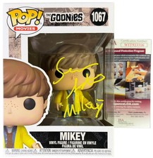 Sean Astin signed Funko Pop Mikey Walsh The Goonies JSA Authentication