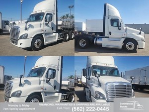 FREIGHTLINER CASCADIA 3AXLE DAY CAB CUMINS AT JAKE BRAKE 466K MACK INTERNATIONAL