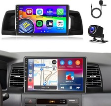 For Toyota Corolla 2003-2008 Car Stereo Radio Carplay Android 15 GPS Navi w/ Cam