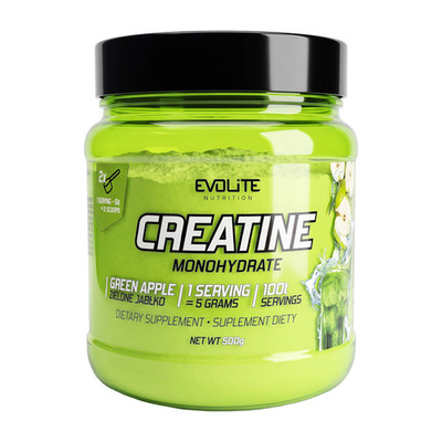 EVOLITE  CREATINE Monohydrat 500g KREATIN 100 Portionen + extra BONUS