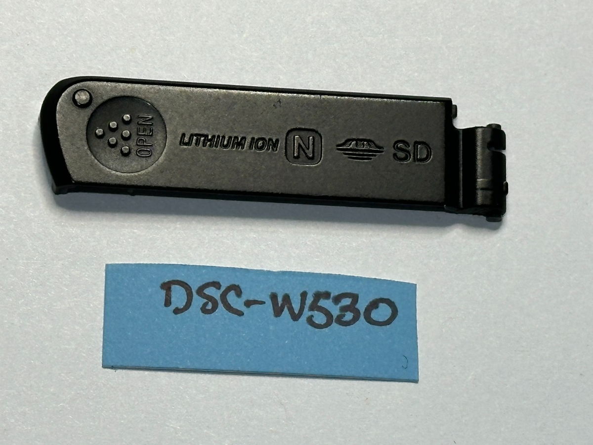Sony Cyber-Shot DSC-W530 Digital Camera Door OEM Lid Part Black | eBay