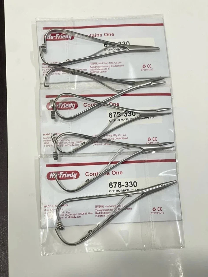 5 Pcs HU FRIEDY Mathieu Narrow Tip Orthodontic Plier | 678-330