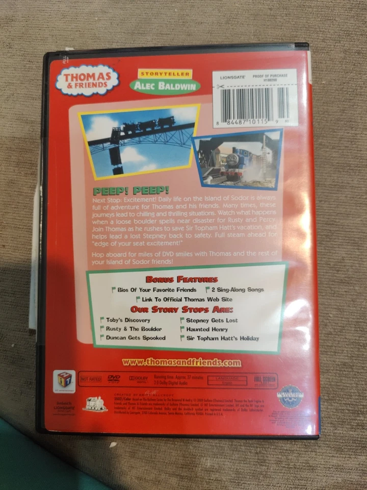 Thomas & Friends Spills & Chills DVD Family Kids Cartoon Trains Anchor Bay Foto 2 de 3
