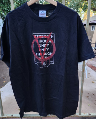 V for Vendetta Inspired T-Shirt   Movie Promo Graphic Tee - Large