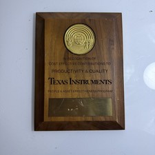 Vintage Texas Instruments Award Promo Collectors Item