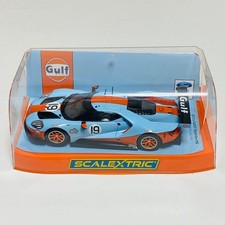 SCALEXTRIC 1/32 Ford GT GTE Gulf Edition No.19 Ford Gulf Slot Car Miniature Car